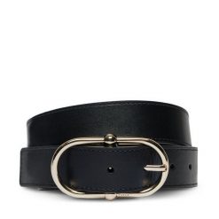 Pasek Damski Furla. Czarne paski Furla, bez wzorów. Za 599.99 zł.