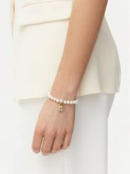 Guess Bransoletka JUBB05 126JW Złoty. Żółte bransoletki Guess, metalowe. Za 199.99 zł.