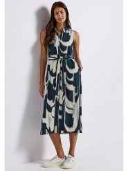 Street One Sukienka w kolorze kremowo-morskim rozmiar: 42. Niebieskie sukienki Street One, na co dzień, bez wzorów, z tkaniny, street, bez kołnierzyka, bez ramiączek, maxi, proste. Za 153.34 zł.