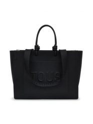 TOUS Torebka Shopper Xl. Amaya T La Rue New 2002025851 Czarny. Czarne shopper bag tous, bez wzorów, ze skóry, bez dodatków. Za 999.99 zł.