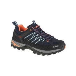 Damskie buty trekkingowe CMP Rigel. Czarne buty trekkingowe CMP, bez wzorów, bez zapięcia, trekkingowe. Za 429.99 zł.