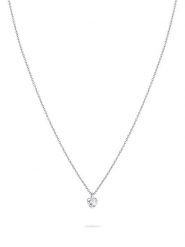 Tamaris Naszyjnik z zawieszką - dł. 45 cm rozmiar: onesize. Szare naszyjniki Tamaris, z materiału, z cyrkonią, ze stali. Za 94.45 zł.