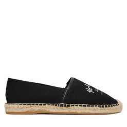 Espadryle KARL LAGERFELD. Czarne espadryle KARL LAGERFELD, bez wzorów, bez obcasa. Za 659.99 zł.