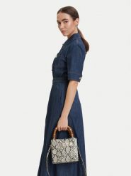 Just Cavalli Torebka 80RA4BD2 ZSD84 Szary. Szare torebki klasyczne Just Cavalli, bez wzorów, ze skóry, bez dodatków. Za 887.99 zł.