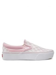 Vans Tenisówki Ua Classic Slip-On Platform VN00018EV1C1 Różowy. Czerwone trampki Vans, bez wzorów, z materiału, bez zapięcia. Za 219.99 zł.