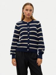 Vero Moda Kardigan Amazing 10319138 Granatowy Regular Fit. Niebieskie swetry Vero Moda, s, bez wzorów, z syntetyku, bez ramiączek. Za 89.99 zł.
