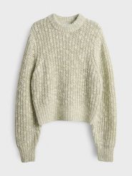 OPUS Sweter w kolorze jasnozielonym rozmiar: 40. Zielone swetry Opus, bez wzorów, z wełny, bez ramiączek. Za 173.99 zł.