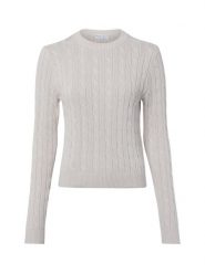 Marie Lund Sweter z dzianiny Kobiety Bawełna beżowy, XL. Brązowe swetry Marie Lund, xl, bez wzorów, z bawełny, bez ramiączek. Za 199.95 zł.