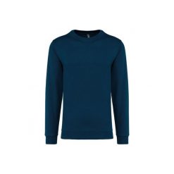 Bluza z okrągłym dekoltem Kariban. Niebieskie bluzy bez kaptura KARIBAN, xs, bez wzorów, z bawełny, bez kaptura. Za 128.50 zł.