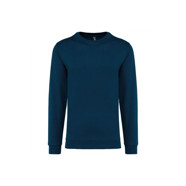 Bluza z okrągłym dekoltem Kariban. Niebieskie bluzy bez kaptura KARIBAN, l, bez wzorów, z bawełny, bez kaptura. Za 127.00 zł.