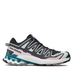 Trekkingi Salomon. Czarne buty trekkingowe Salomon, z gore-texu, bez zapięcia. Za 619.99 zł.
