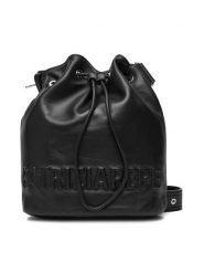 Patrizia Pepe Torebka 2B0126/L113 Czarny. Czarne torebki klasyczne Patrizia Pepe, bez wzorów, ze skóry, bez dodatków. Za 599.99 zł.