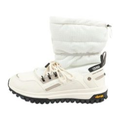 Buty śniegowce Colmar Warmer Polar 163 białe. Białe śniegowce bez wzorów, z gumy, przed kolano, bez zapięcia. Za 518.78 zł.