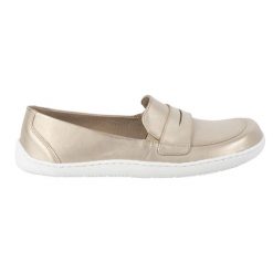 Olivier Barefoot Eleganckie Damskie minimalistyczne mokasyny skórzane 1280 złote złoty. Żółte mokasyny bez wzorów, z materiału. Za 484.00 zł.