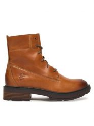 Timberland Trzewiki Brimfield TB0A43AXEM41 Brązowy. Brązowe botki Timberland, bez wzorów, ze skóry, bez obcasa, na płaskiej podeszwie, bez zapięcia. Za 799.99 zł.