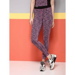 LEGGINSY DAMSKIE MATOWE WE WZORY. Czerwone legginsy DRYWASH, bez wzorów, z tkaniny, sportowe. W wyprzedaży za 59.99 zł.