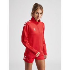 Bluza do piłki ręcznej damska Hummel Core XK Poly Zip Sweat Woman. Czerwone bluzy bez kaptura Hummel, s, bez wzorów, bez kaptura, do piłki ręcznej. Za 208.00 zł.