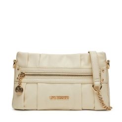 Torebka LOVE MOSCHINO. Brązowe kopertówki Love Moschino, bez wzorów, wizytowe, bez dodatków. Za 449.99 zł.