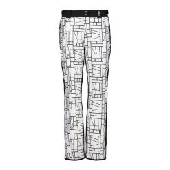 Spodnie damskie narciarskie CMP 31W0046. Białe spodnie narciarskie CMP, bez wzorów, narciarskie. W wyprzedaży za 374.99 zł.