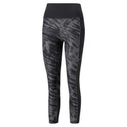 Damskie legginsy graficzne 7/8 Puma 5K. Czarne legginsy Puma, bez wzorów, sportowe. Za 233.85 zł.