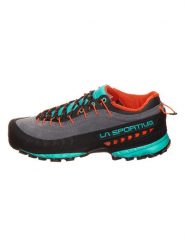 LA SPORTIVA Buty turystyczne "TX4" w kolorze czarno-szaro-turkusowym rozmiar: 38. Czarne buty trekkingowe La Sportiva, z materiału, bez zapięcia. Za 463.38 zł.