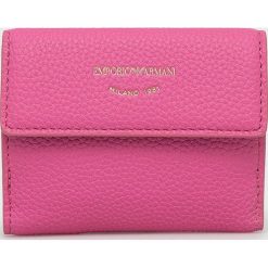 Emporio Armani - Portfel Y3H215.YFW9B.NOS. Czerwone portfele Emporio Armani, bez wzorów. W wyprzedaży za 379.99 zł.