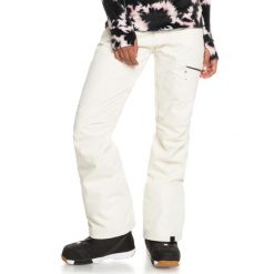 Spodnie damskie Roxy Nadia Insulated Snow. Białe spodnie dresowe Roxy, bez wzorów, z poliesteru, długie. W wyprzedaży za 402.00 zł.