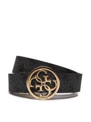 Guess Pasek Damski Noelle BW9166 P4235 Czarny. Czarne paski Guess, z aplikacjami, ze skóry. Za 285.00 zł.