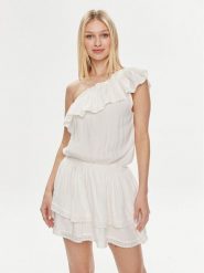 Melissa Odabash Sukienka letnia Debbie CR Biały Regular Fit. Białe sukienki Melissa Odabash, xs, bez wzorów, z wiskozy, bez kołnierzyka, bez ramiączek. Za 659.99 zł.