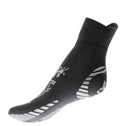 Skarpety techniczne Pilates jednopalcowe dla dorosłych, szary/srebrny. Szare skarpetki R-EVENGE, bez wzorów, z lycry. Za 130.90 zł.