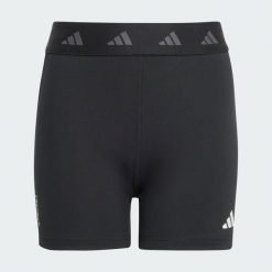 Krótkie legginsy TECHFIT. Białe legginsy sportowe adidas, m, bez wzorów, z elastanu, do piłki nożnej, techfit (adidas). Za 109.00 zł.