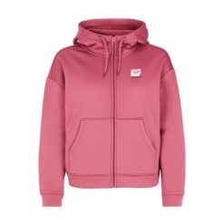 Damska bluza z kapturem na zamek błyskawiczny Protest Team. Czerwone bluzy z kapturem Protest, bez wzorów, z polaru, z kapturem. Za 298.00 zł.