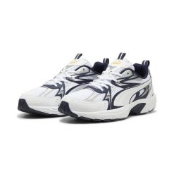 Buty Sportowe unisex Puma Milenio Tech. Białe buty do biegania Puma, na wiosnę, bez wzorów, z gumy, bez zapięcia, do biegania. Za 204.66 zł.
