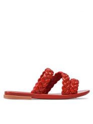 Melissa Klapki Wrap Ad 33534 Brązowy. Brązowe klapki Melissa, bez wzorów, z tworzywa sztucznego, bez obcasa, bez zapięcia. Za 229.99 zł.