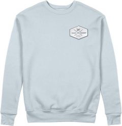 Bluza z naszywką – okrągły dekolt / dla dorosłych (niebieska). Niebieskie bluzy z kapturem SURF MONKEY, m, z aplikacjami, z bawełny, bez kaptura. Za 269.95 zł.