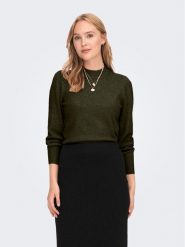 JDY Sweter 15216638 Zielony Regular Fit. Zielone swetry JDY, xxl, bez wzorów, z syntetyku, bez ramiączek. Za 129.99 zł.