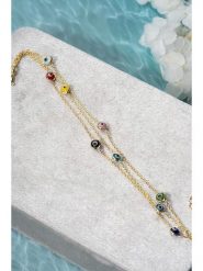 Lodie Silver Srebrna bransoletka z elementami ozdobnymi rozmiar: onesize. Szare bransoletki Lodie Silver, srebrne. Za 131.74 zł.