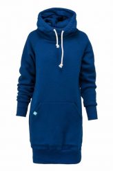 Bluza sportowa z kapturem damska DEEP TRIP Luzak. Niebieskie bluzy z kapturem DEEP TRIP, l, bez wzorów, z bawełny, z kapturem. Za 369.00 zł.