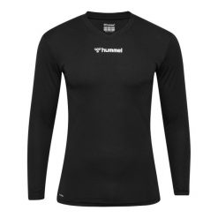 Dżersej z długim rękawem Hummel Bl Essential. Czarne bielizna termoaktywna damska Hummel, bez wzorów, z dżerseju, bez ramiączek, na fitness i siłownię. Za 121.50 zł.