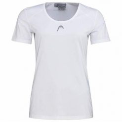T-Shirt damski CLUB 22 Tech. Białe t-shirty sportowe Head, l, bez wzorów, z poliesteru, bez ramiączek, na fitness i siłownię. Za 217.00 zł.