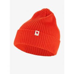 Czapka zimowa Fjallraven Rib Hat - flame orange. Brązowe czapki zimowe Fjällräven, bez wzorów, sportowe. Za 137.99 zł.