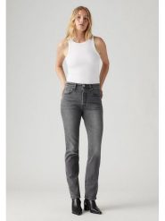 Levi's Dżinsy - Slim fit - w kolorze szarym rozmiar: W26/L30. Szare jeansy Levi's, l, z aplikacjami, klasyczne, z podwyższonym stanem. Za 224.52 zł.