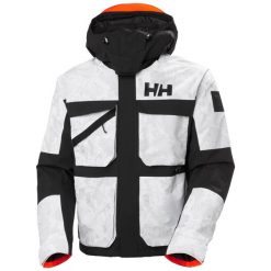 Kurtka narciarska z kapturem Helly Hansen Ullr D Heritage. Szare kurtki narciarskie Helly Hansen, na zimę, bez wzorów, z kapturem, narciarskie. W wyprzedaży za 1,137.00 zł.