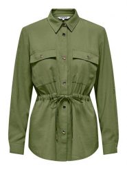 ONLY Kurtka koszulowa w kolorze khaki rozmiar: M. Brązowe kurtki ONLY, m, bez wzorów, z tkaniny, bez kaptura. Za 138.95 zł.