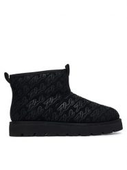 KARL LAGERFELD Śniegowce Skylar Lo KL47636 Czarny. Czarne śniegowce KARL LAGERFELD, bez wzorów, ze skóry, bez zapięcia. Za 919.99 zł.