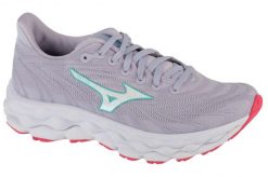 Buty do biegania damskie, Wave Sky 8. Białe buty treningowe Mizuno, bez wzorów, z materiału, przed kostkę, bez zapięcia, do biegania, mizuno wave. Za 649.99 zł.