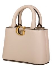 Guess Torebka w kolorze beżowym - 16 x 11 x 6 cm rozmiar: onesize. Brązowe torebki klasyczne Guess, z aplikacjami, z materiału, przez ramię, bez dodatków. Za 291.25 zł.
