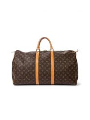 Louis Vuitton Torba podróżna "Keepall" w kolorze brązowym - 55 x 28 x 25 cm rozmiar: onesize. Brązowe torby podróżne Louis Vuitton, bez wzorów, z materiału. Za 4,045.99 zł.