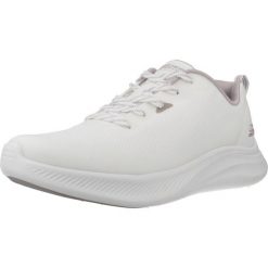 Buty SKECHERS BOBS MODE FLEX Biały. Białe buty trekkingowe Skechers, z syntetyku, bez zapięcia. Za 239.99 zł.