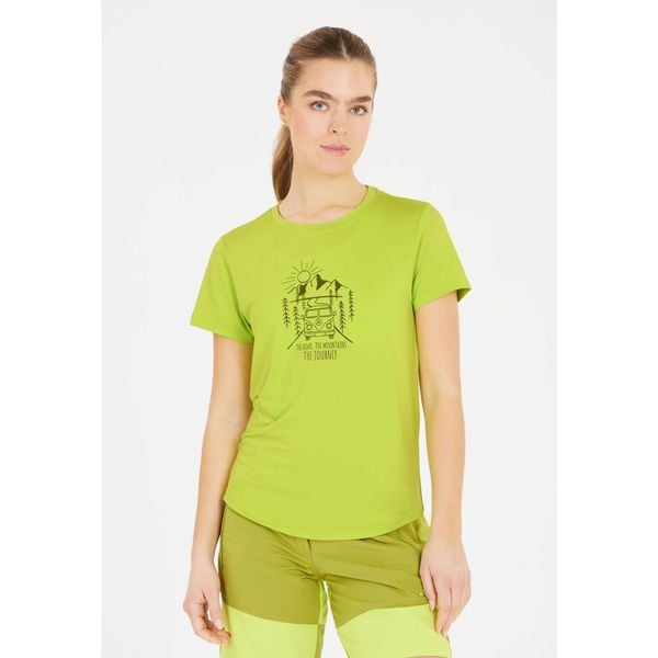 Koszulka damska Whistler Tergo. Zielone t-shirty sportowe WHISTLER, bez wzorów, bez ramiączek. Za 89.99 zł.